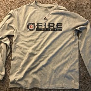 Chicago Fire Adidas Long Sleeve Shirt